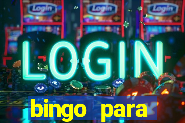 bingo para despedida de solteira para imprimir